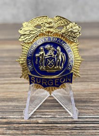 New York City Transit Police Surgeon Badge