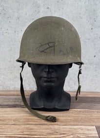 WW2 Rear Seam M1 US Army Helmet