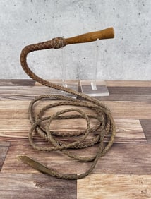 Montana Custom Made Leather Cowboy Bullwhip