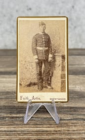 1889 British Soldier Photo CDV