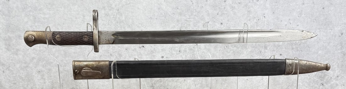 WWI WW1 Spanish M1913 Mauser Bayonet: Nice example