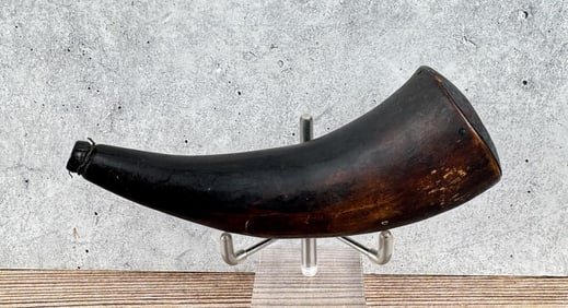 Antique Frontier Powder Horn