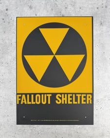 US Department of Defense Fallout Shelter Sign
