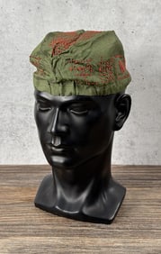 WW2 Japanese Senninbari Good Luck Hat Cover