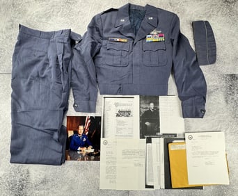 Highly Decorated Air Force Officer Uniform