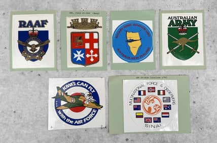 Collection of Armed Forces Stickers