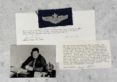WW2 General William Grant Holmes Wings