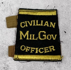 WW2 Civilian Mil Govern Officer PAtch