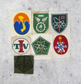 Vietnam War ARVN Unit Patches