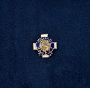 10K Gold 23rd Regiment New York National Guard Pin