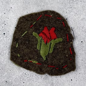 24th Cavalry Division Wool Patch