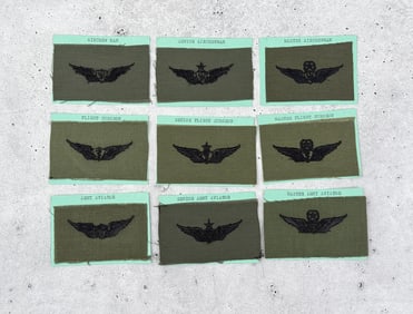WW2 US Army Subdued Aviation Patches