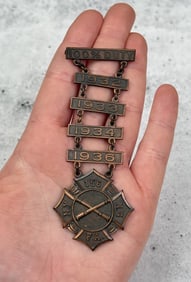 New York National Guard 156th Artillery Badge