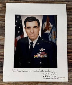 Signed Photo Of Air Force General Mike Loh