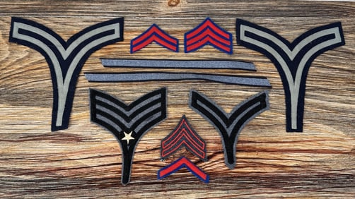 Collection Of Spanish American War Rank Chevrons