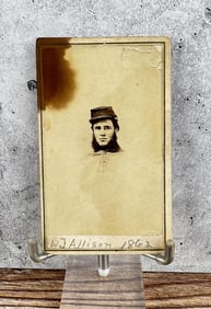 Identified Civil War Soldier CDV Photo