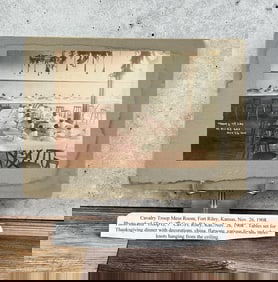 1908 7th Cavalry Mess Hall Photo