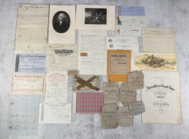 Collection of Antique Paper Ephemera