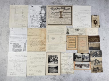 Collection Of US Military Paper Ephemera