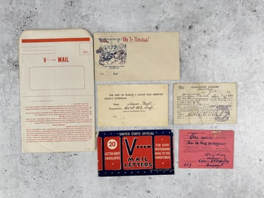 Collection of Military Paper Ephemera