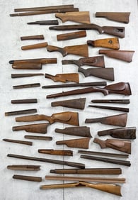 Large Group Of Rifle Shotgun Stocks