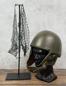 East German Army NVA Paratrooper Helmet