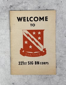 321st Signal Battalion Corps Welcome Pamphlet