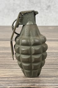 WW2 US Mark II Pineapple Grenade Solid Base