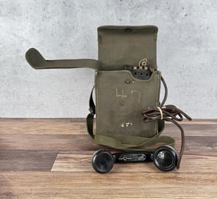 WW2 US Army Field Telephone EE-8