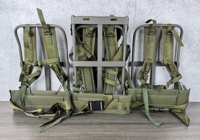 Group Of Military Pack Frames