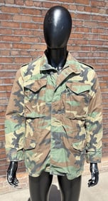 US Army BDU Woodland Camo Field Jacket