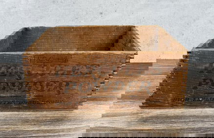 Hercules Powder Wood Explosive Box Crate