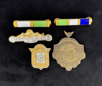 Collection Of Shooting Badges
