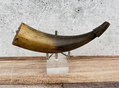 Antique Frontier Powder Horn