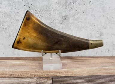 Antique Frontier Powder Horn