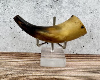 Antique Frontier Powder Horn