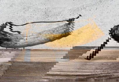 Antique Frontier Powder Horn