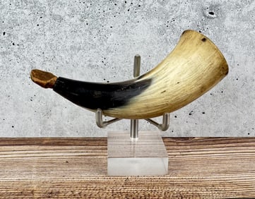 Antique Frontier Powder Horn