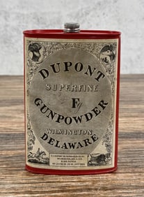 Dupont Superfine F Gunpowder Tin