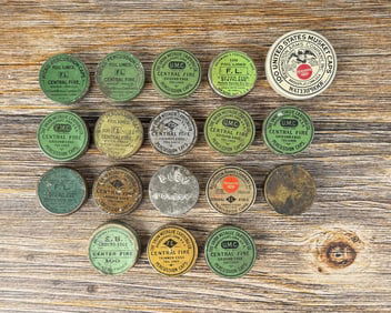 Collection Of Percussion Cap Tins