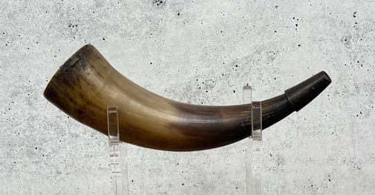 Antique Frontier Powder Horn