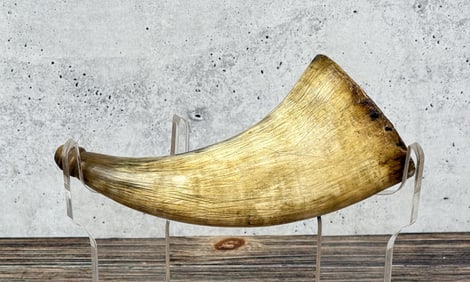 Antique Frontier Powder Horn