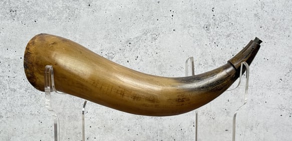 Antique Frontier Powder Horn