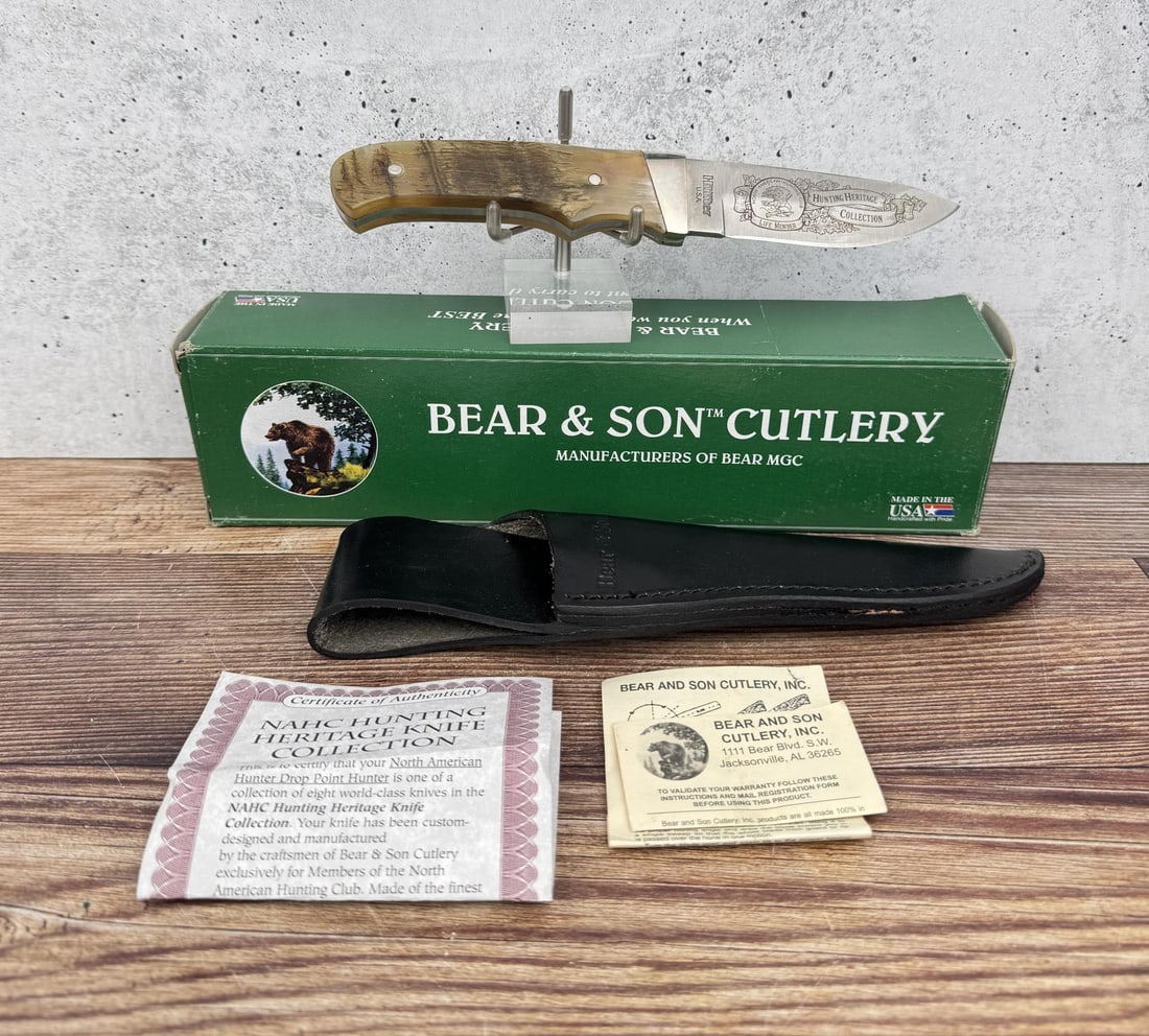 Bear & Son Hunting Heritage NAHC Knife: New in box.
