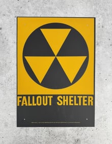 US Department of Defense Fallout Shelter Sign