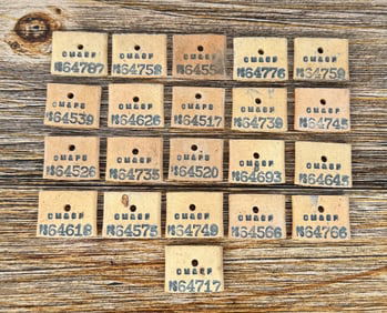 WW2 Chicago Milwaukee & St Paul Railroad Seals