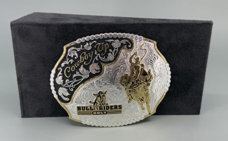 Montana Silversmiths Cowboy Belt Buckle