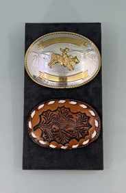 Tony Lama Cowboy Belt Buckles