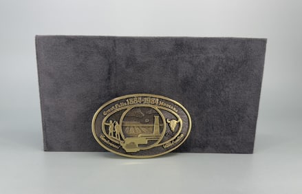 Great Falls Montana Centennial Belt Buckle