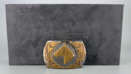 Irvine & Jachens Cowboy Belt Buckle